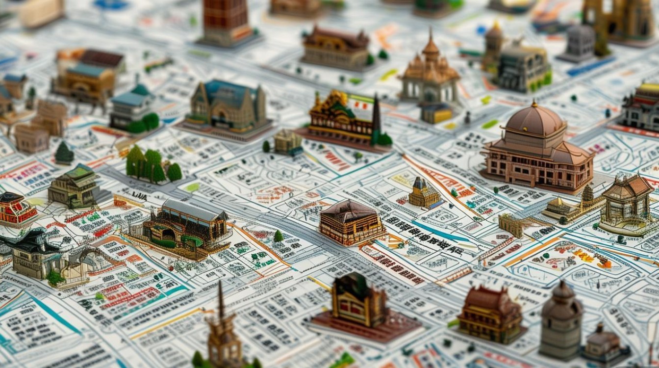 东京景点地图分布图