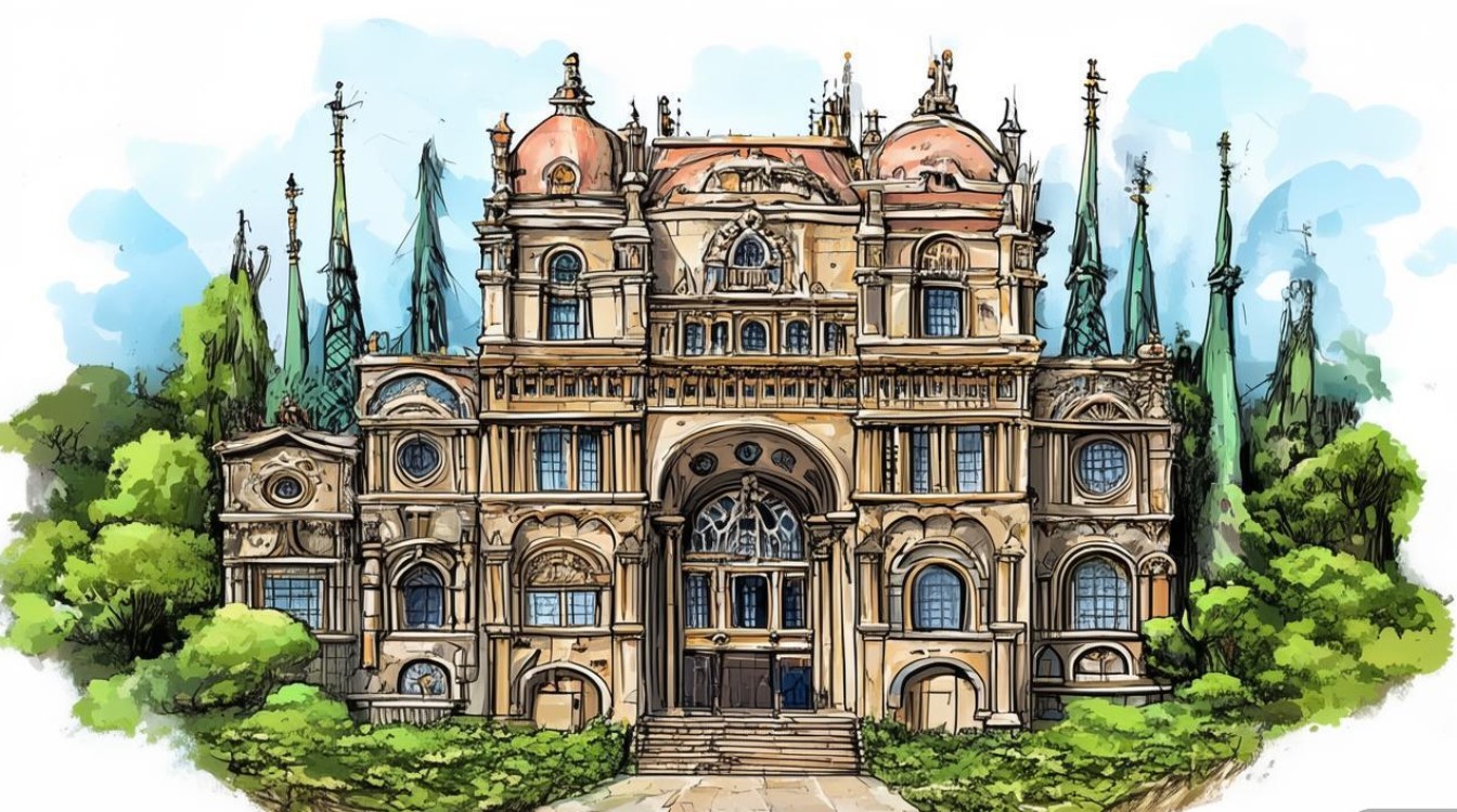 手绘旅游景点 手绘旅游景点