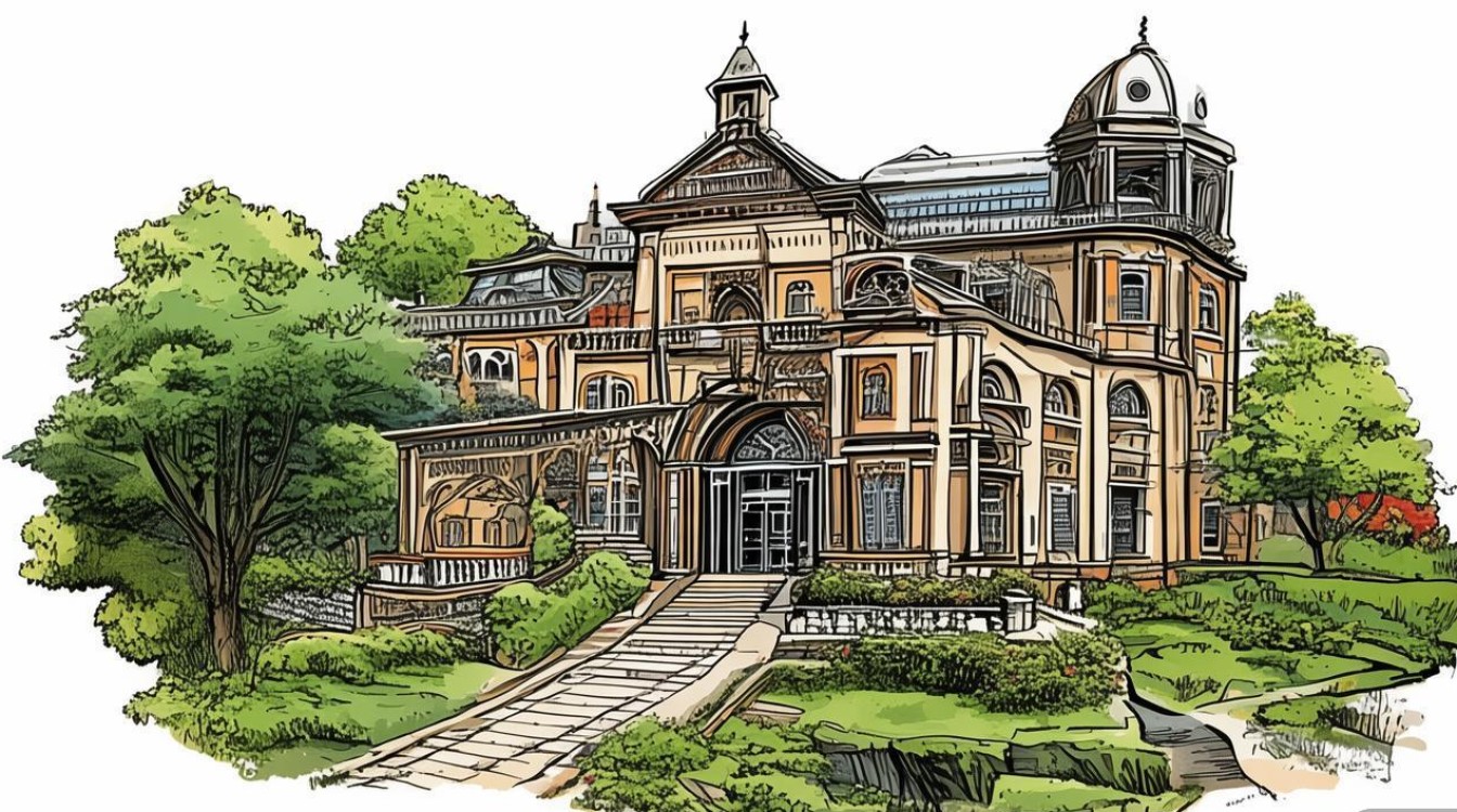 手绘旅游景点 手绘旅游景点