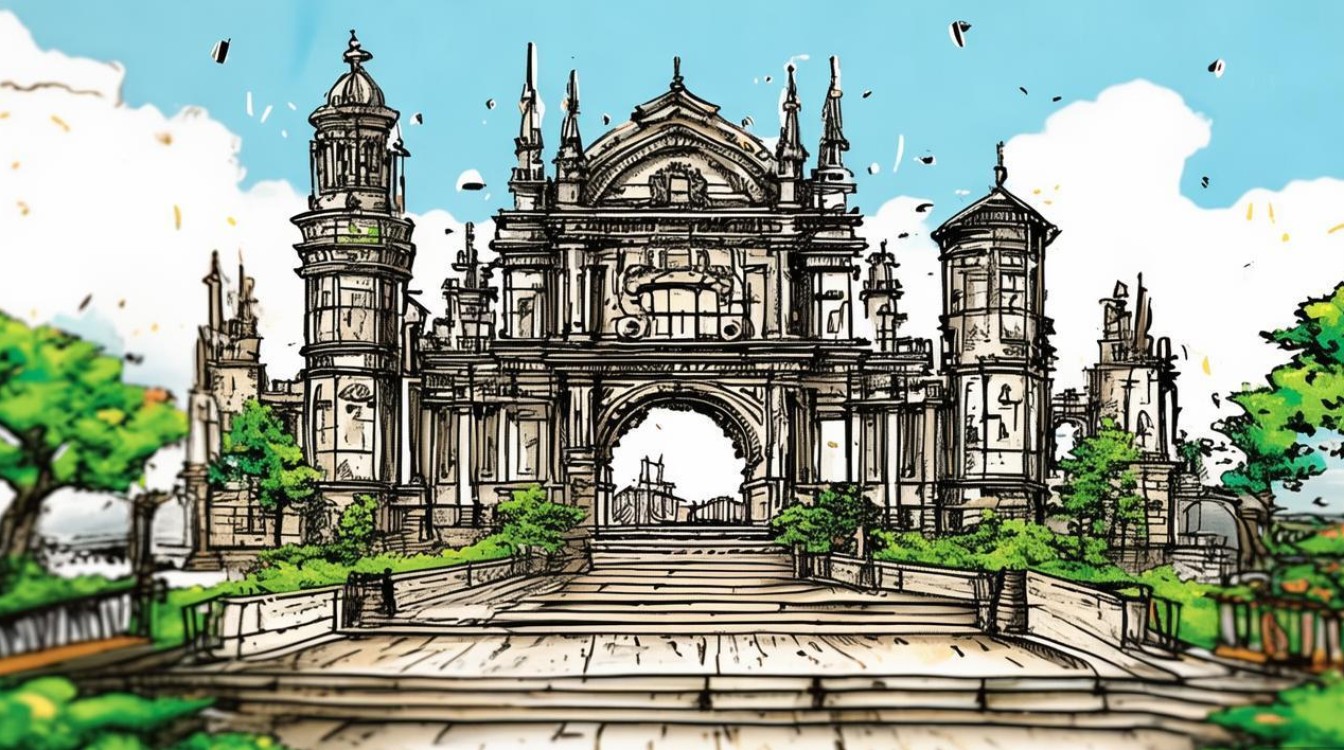 手绘旅游景点 手绘旅游景点