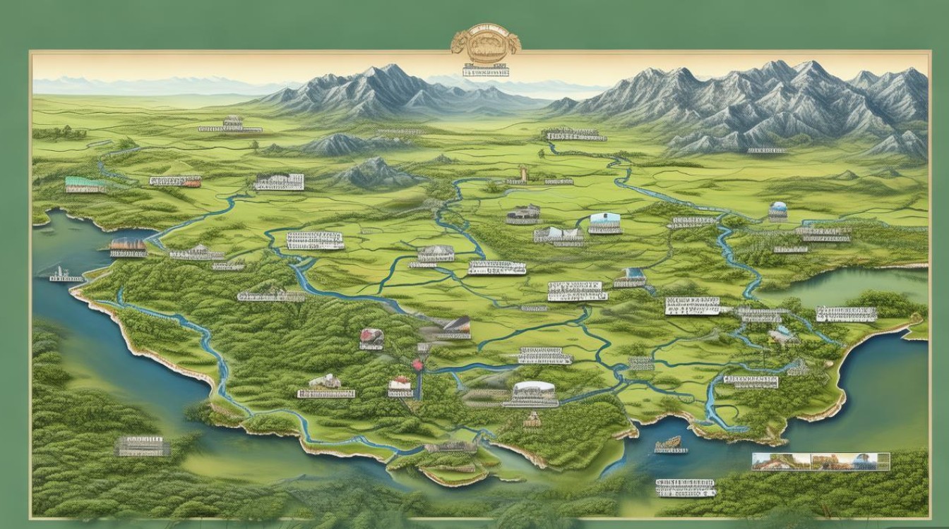 四川主要景点分布图