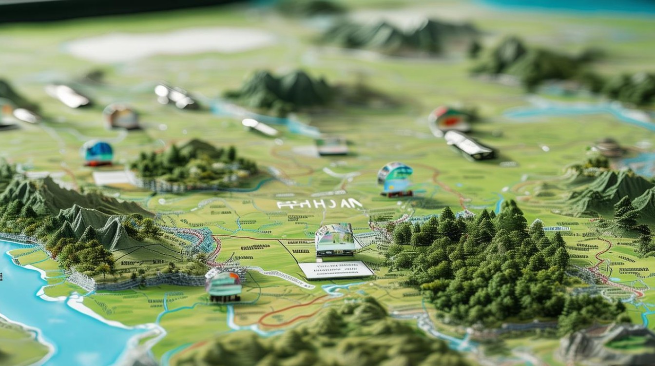 四川主要景点分布图