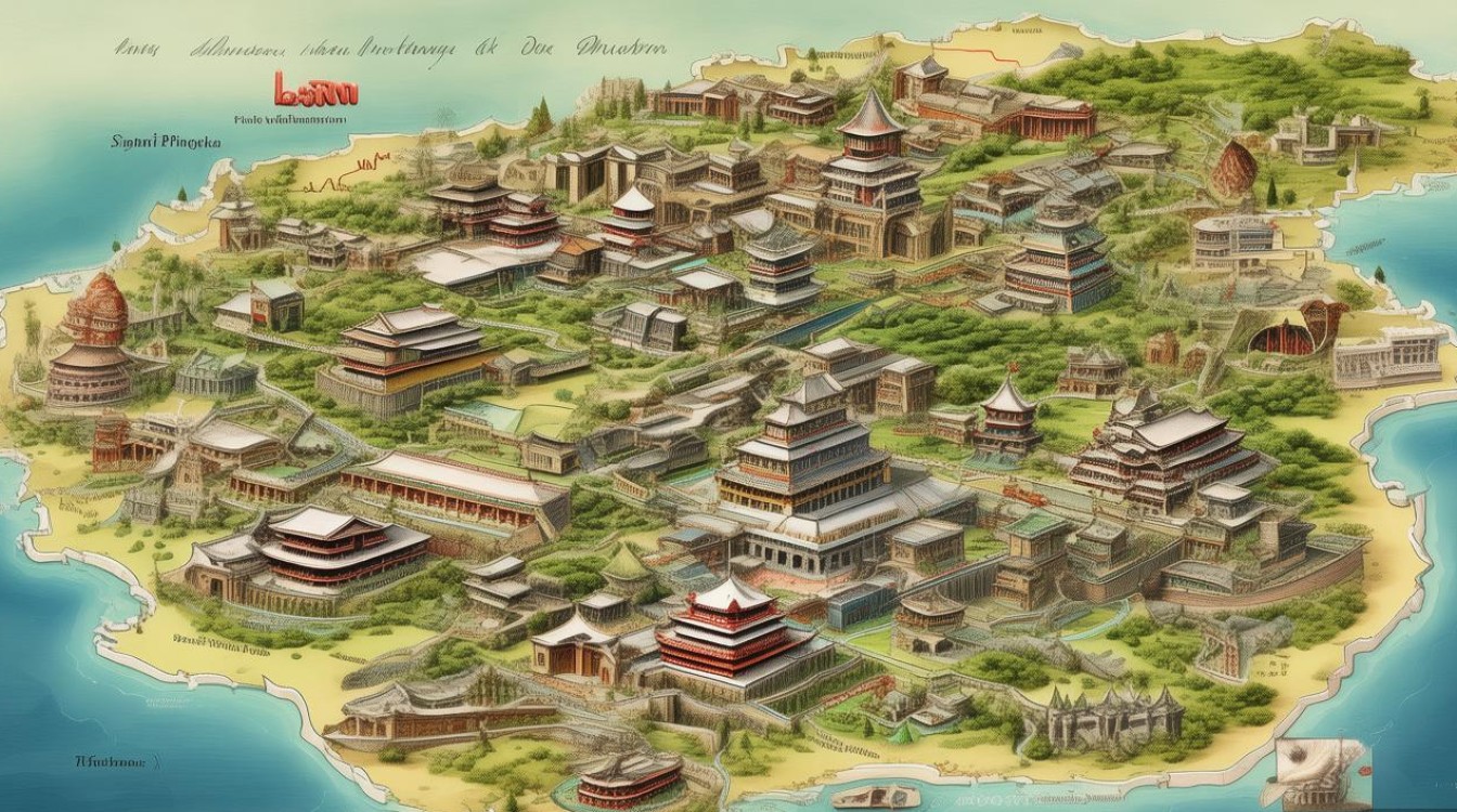 山西旅游景点大全地图