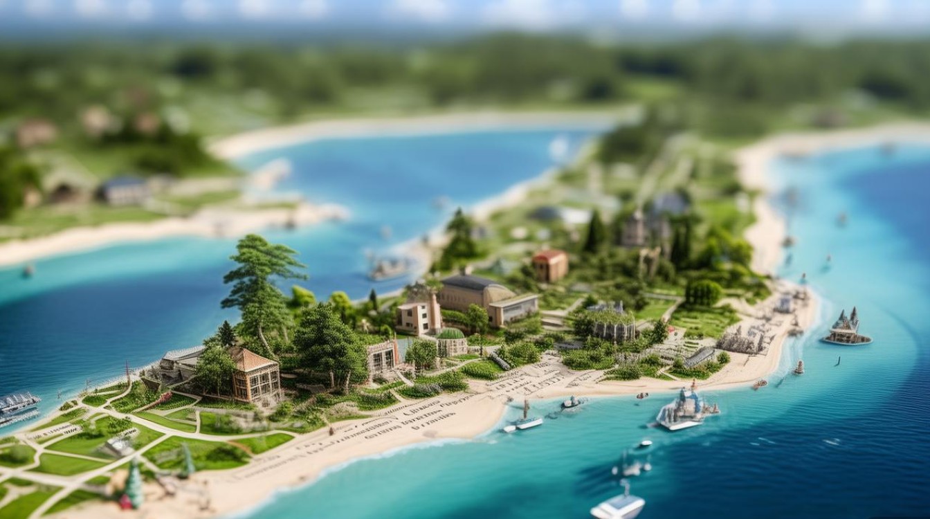 长岛旅游景点分布图 长岛旅游景点分布图