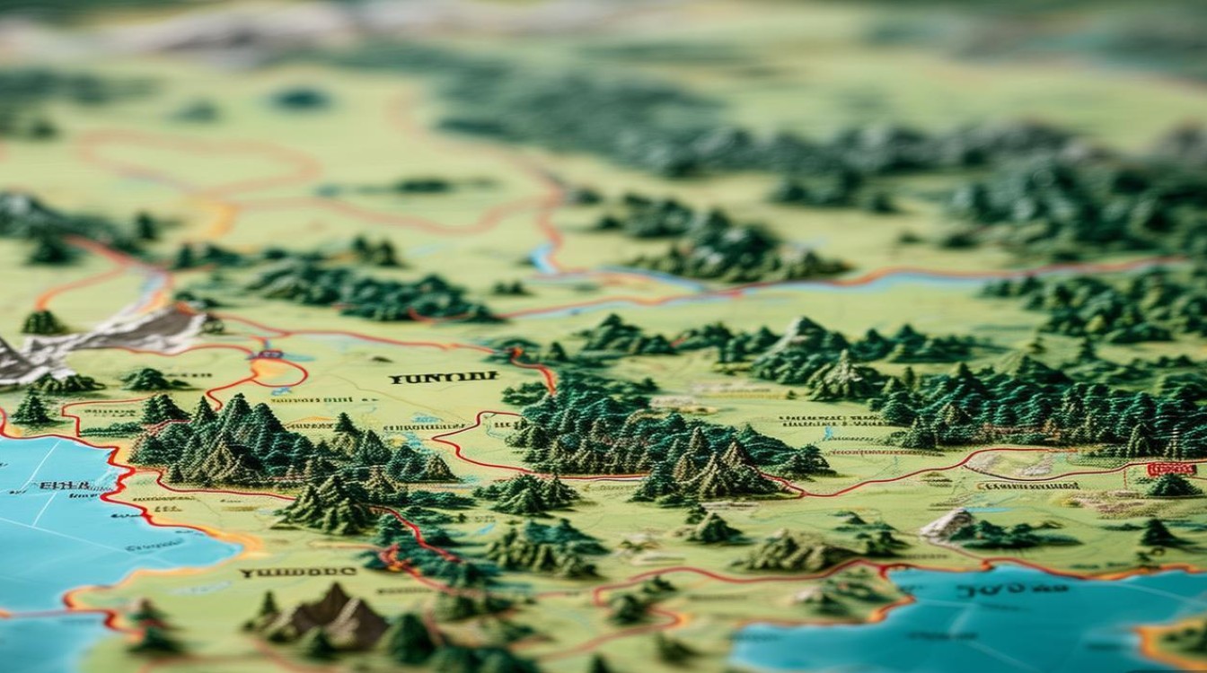 云南景点分布图详细 云南景点分布图详细