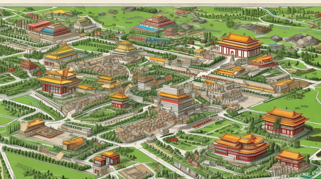 北京旅游景点线路图