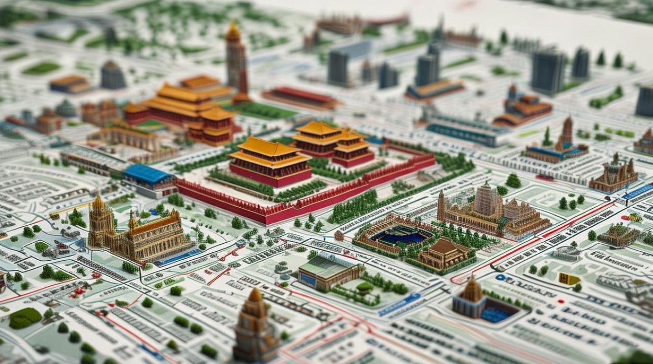 北京景点交通路线图