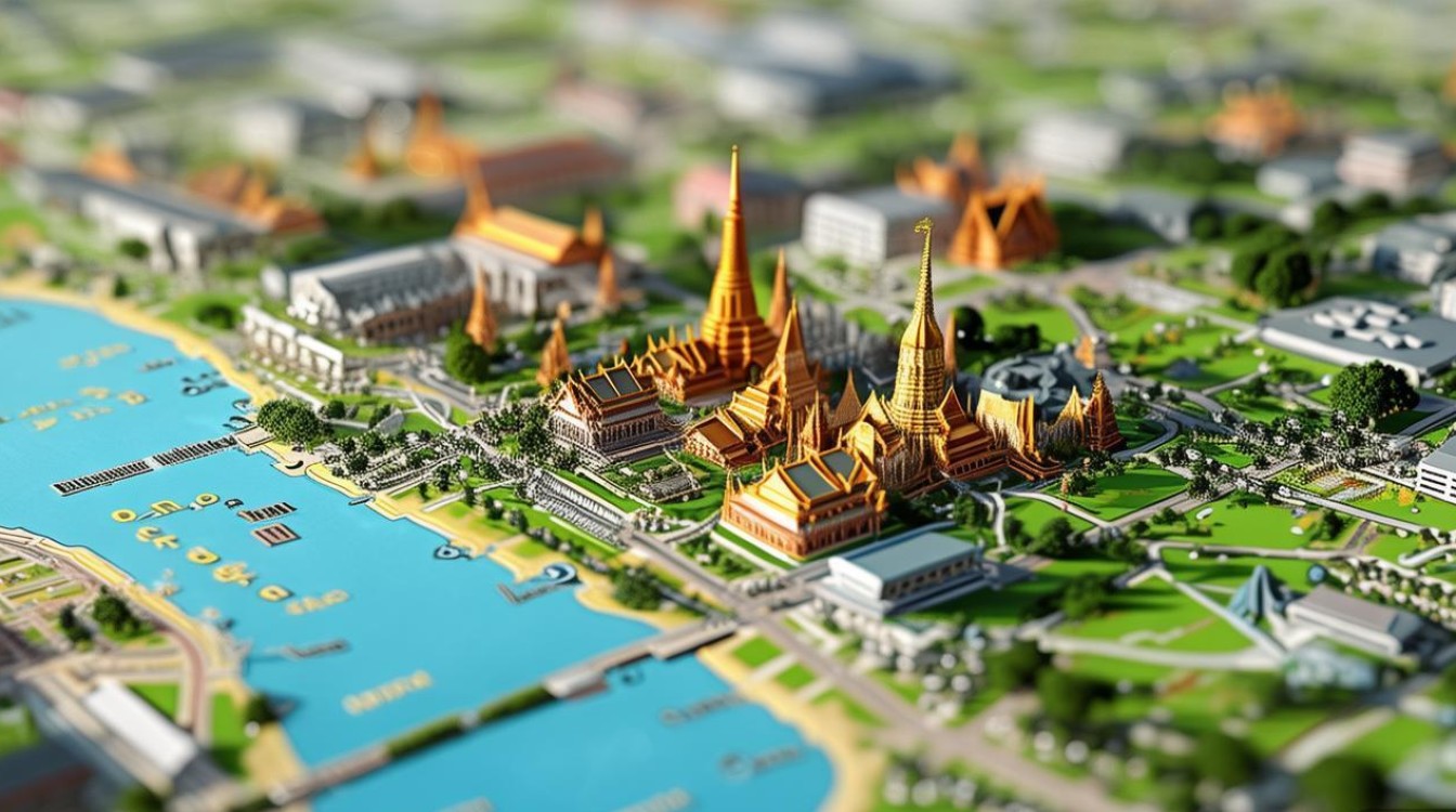 曼谷旅游景点分布图 曼谷旅游景点分布图