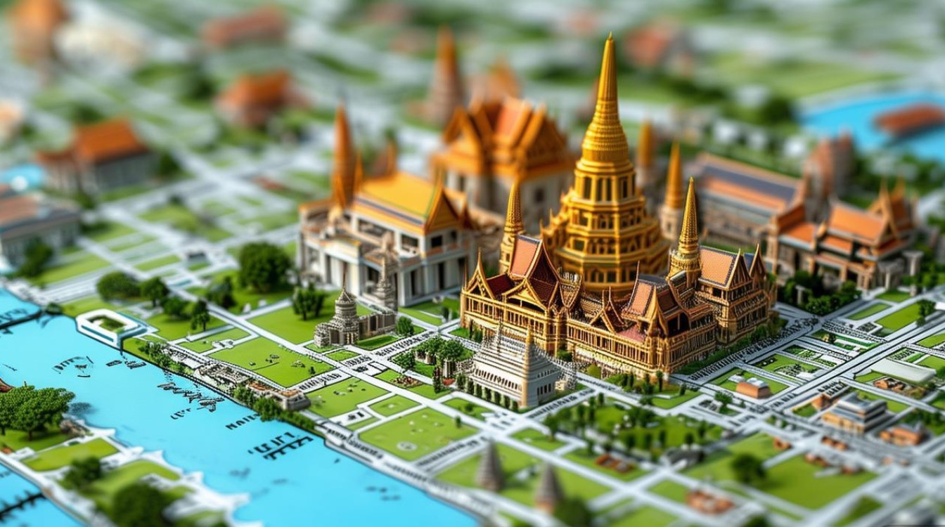 曼谷旅游景点分布图 曼谷旅游景点分布图