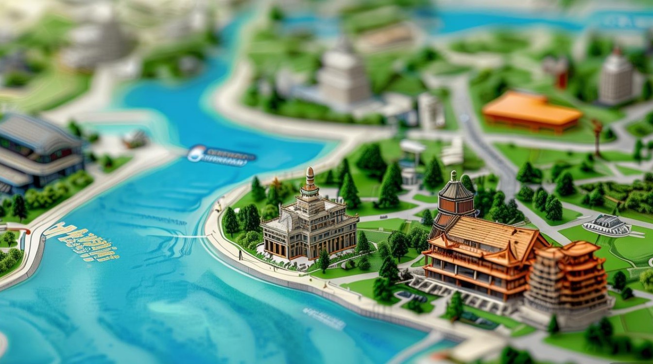 杭州主要景点分布图 杭州主要景点分布图