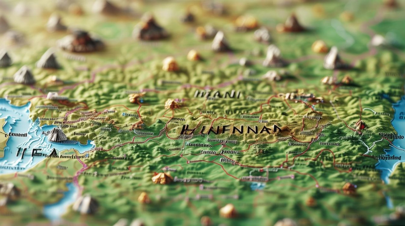 河南主要景点分布图