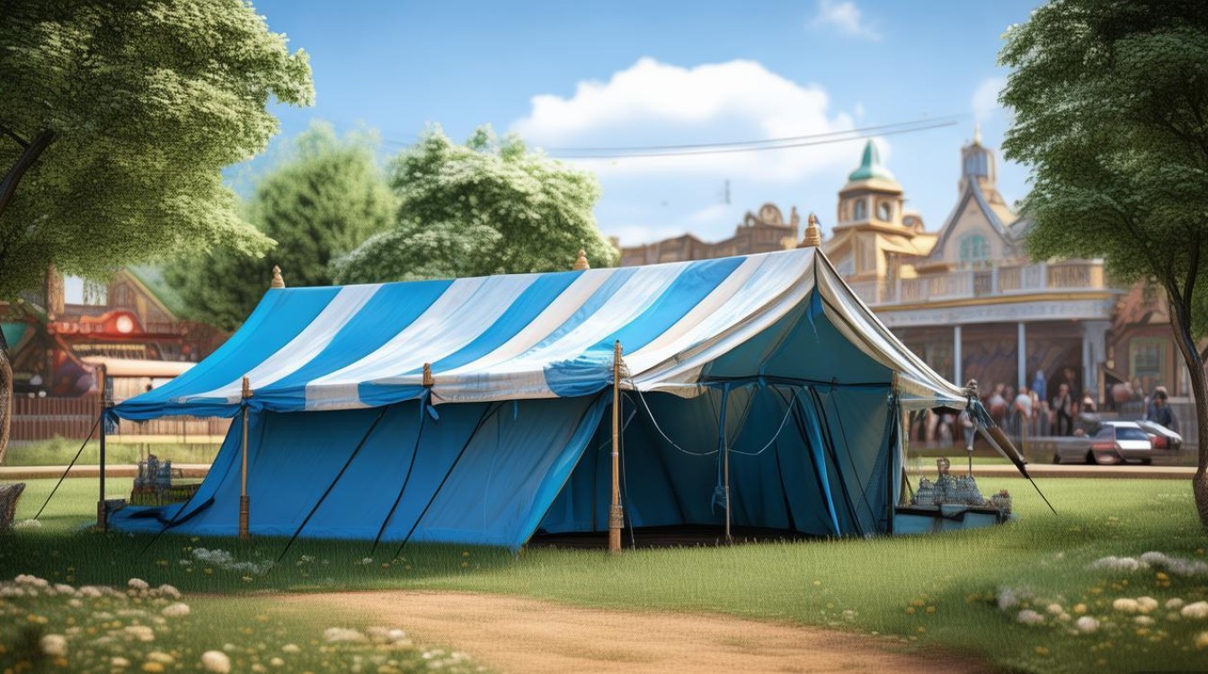 旅游景点帐篷