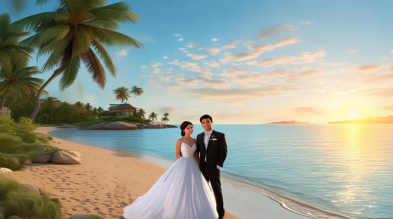 三亚拍婚纱照景点