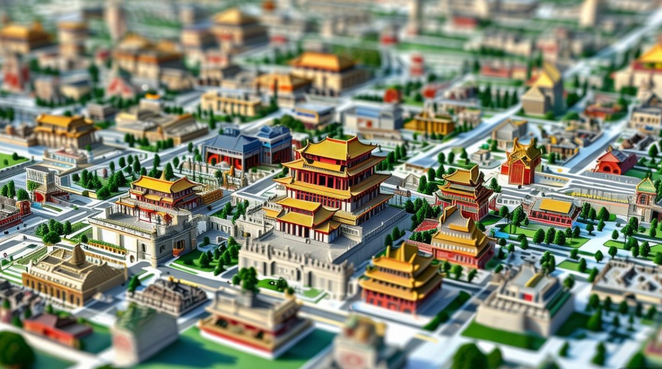 北京旅游景点分布地图