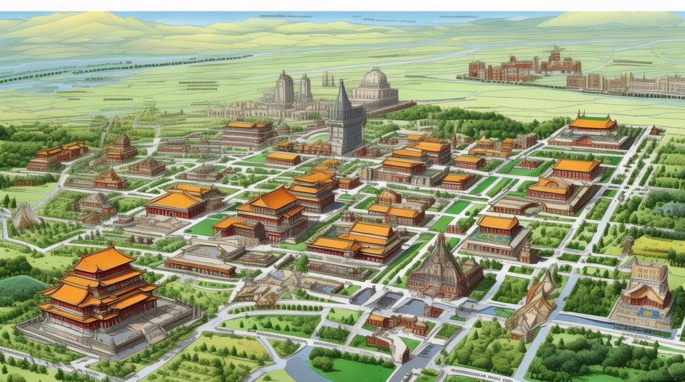 北京旅游景点分布地图