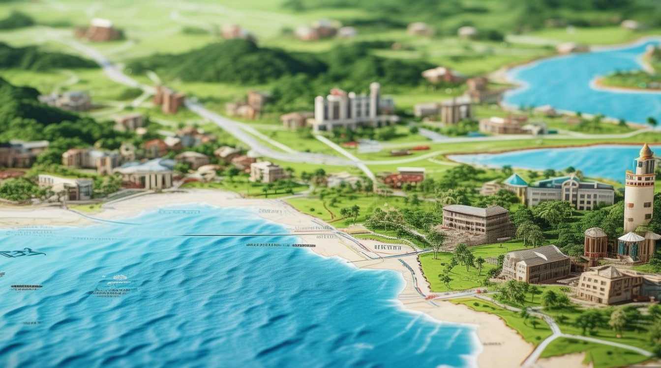 三亚旅游景点线路图