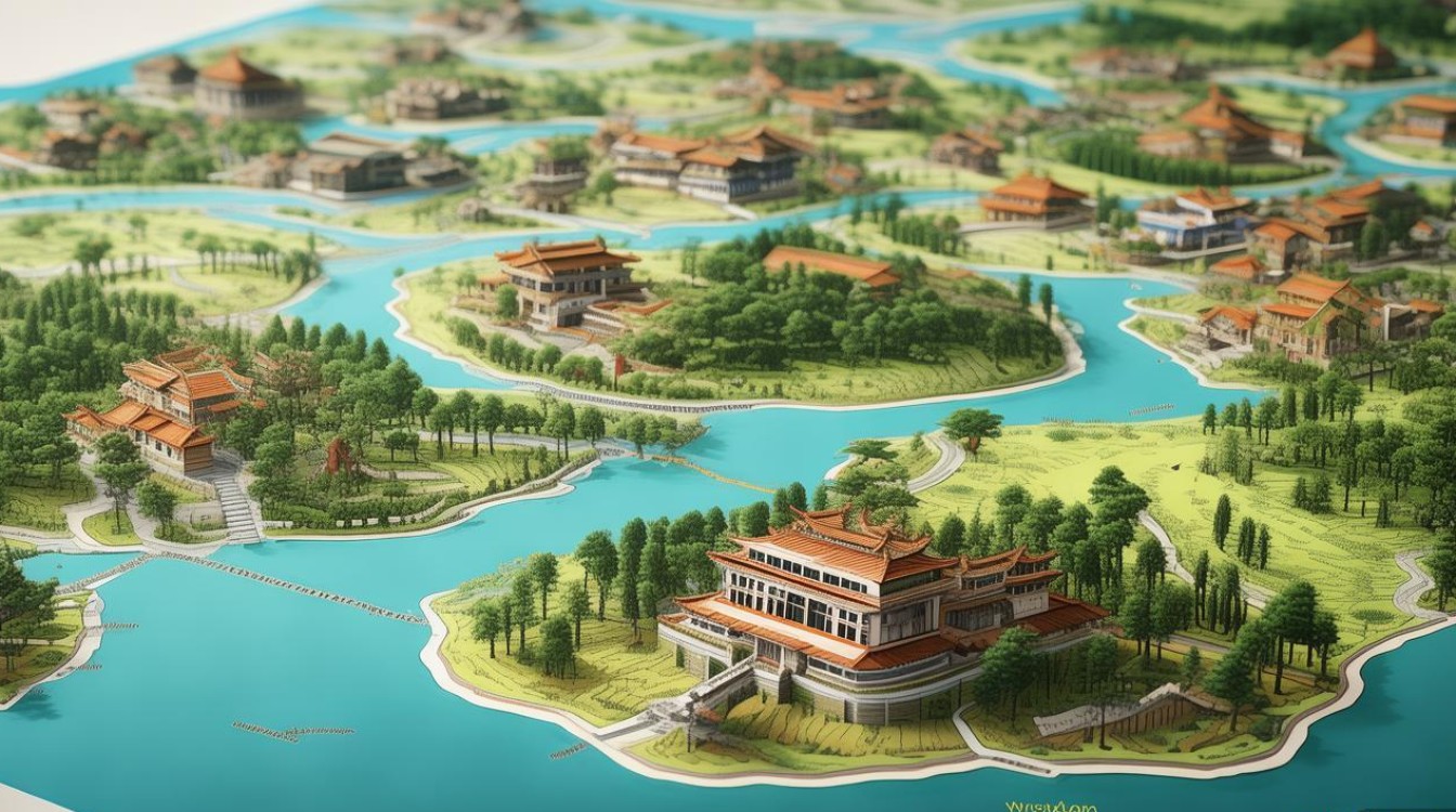 婺源旅游景点分布图 婺源旅游景点分布图