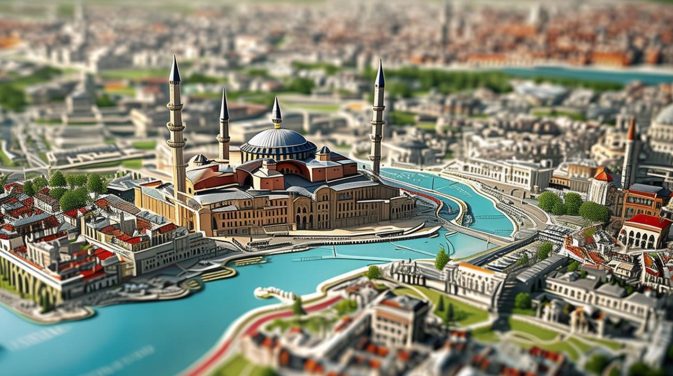 伊斯坦布尔景点地图 伊斯坦布尔景点地图