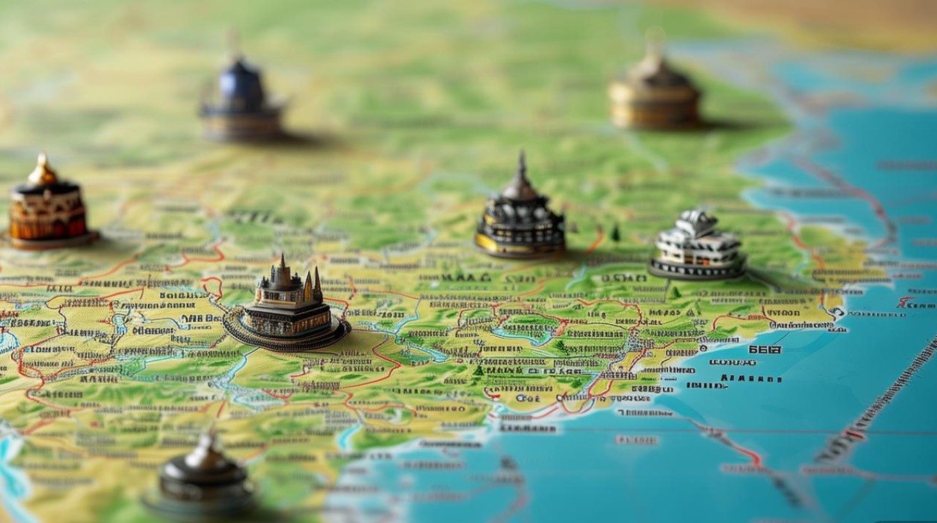 山东旅游景点分布地图