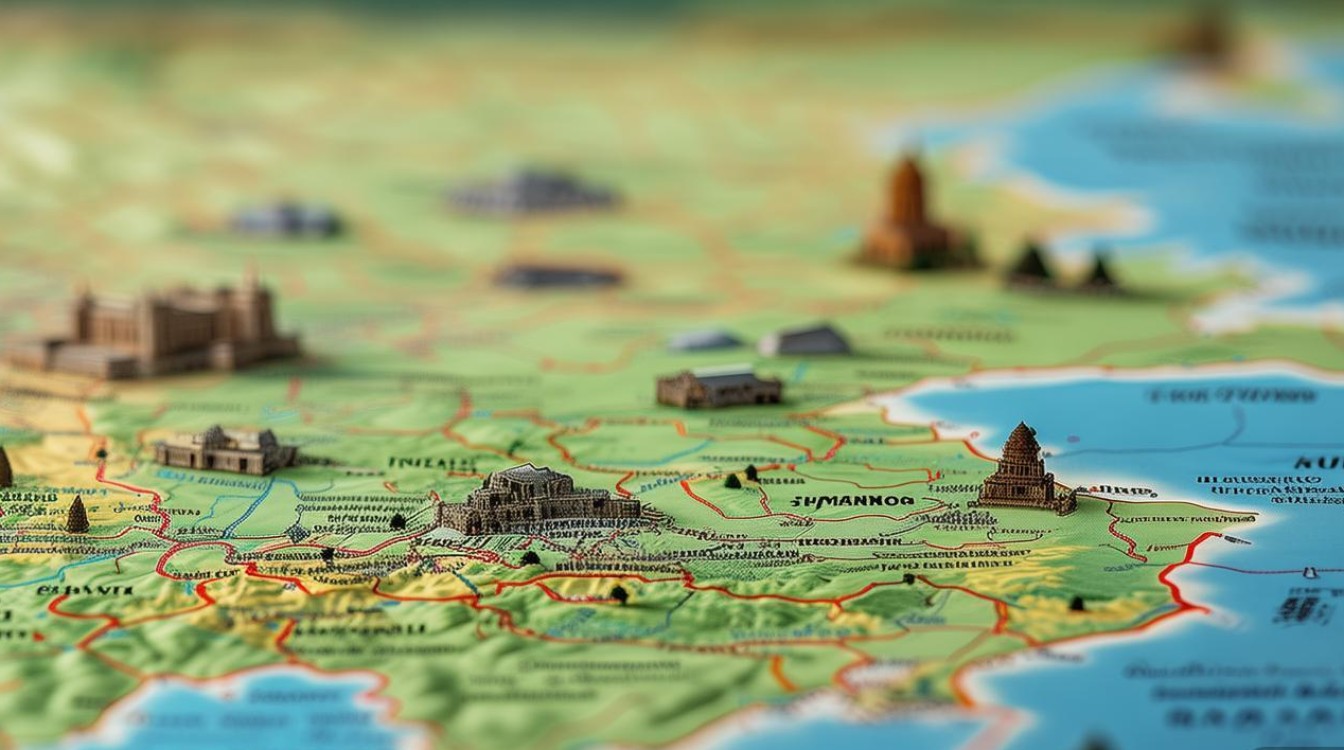 山东旅游景点分布地图