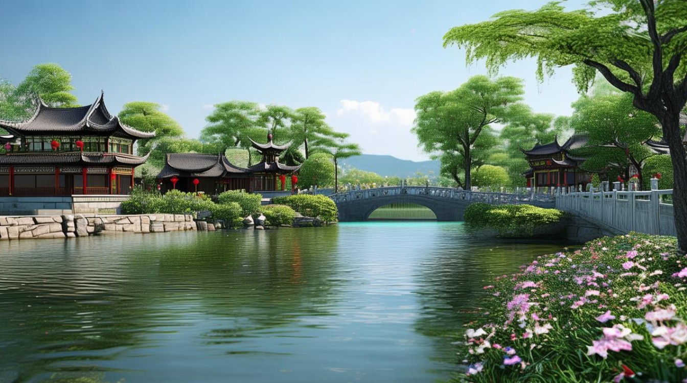 瘦西湖的著名景点