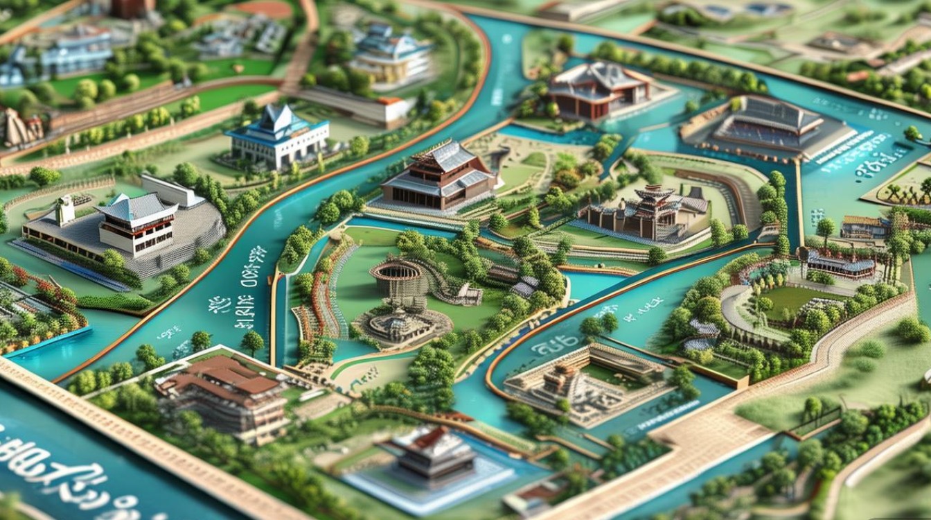 扬州旅游景点分布图