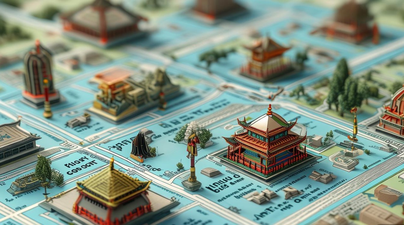 西安十大景点地图 西安十大景点地图