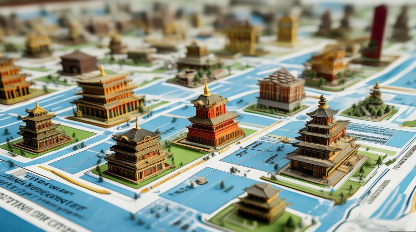 西安十大景点地图 西安十大景点地图