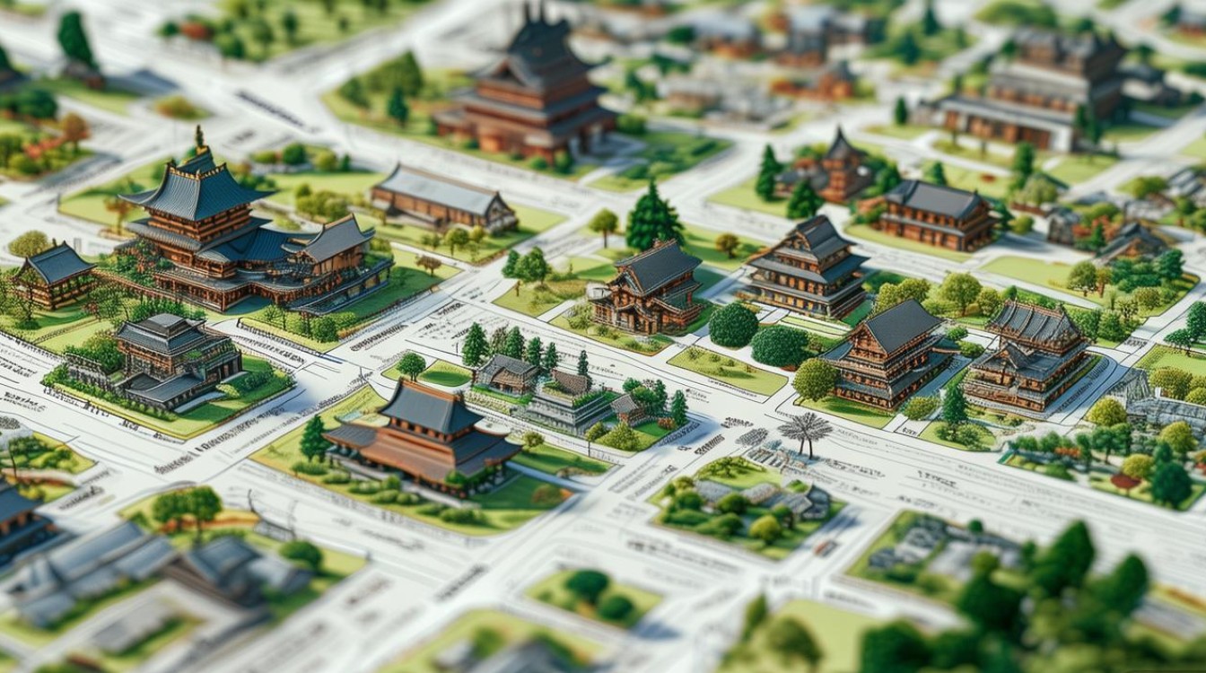 京都景点分布图 京都景点分布图