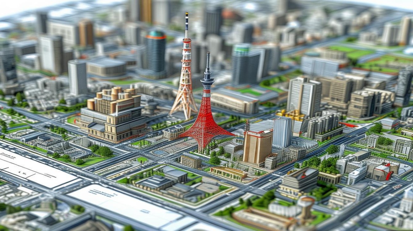 东京景点分布图 东京景点分布图