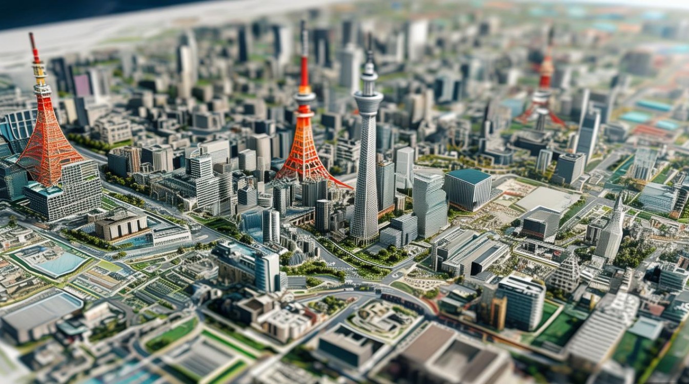 东京景点分布图 东京景点分布图