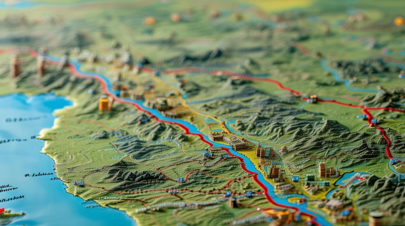 川藏线景点分布图 川藏线景点分布图