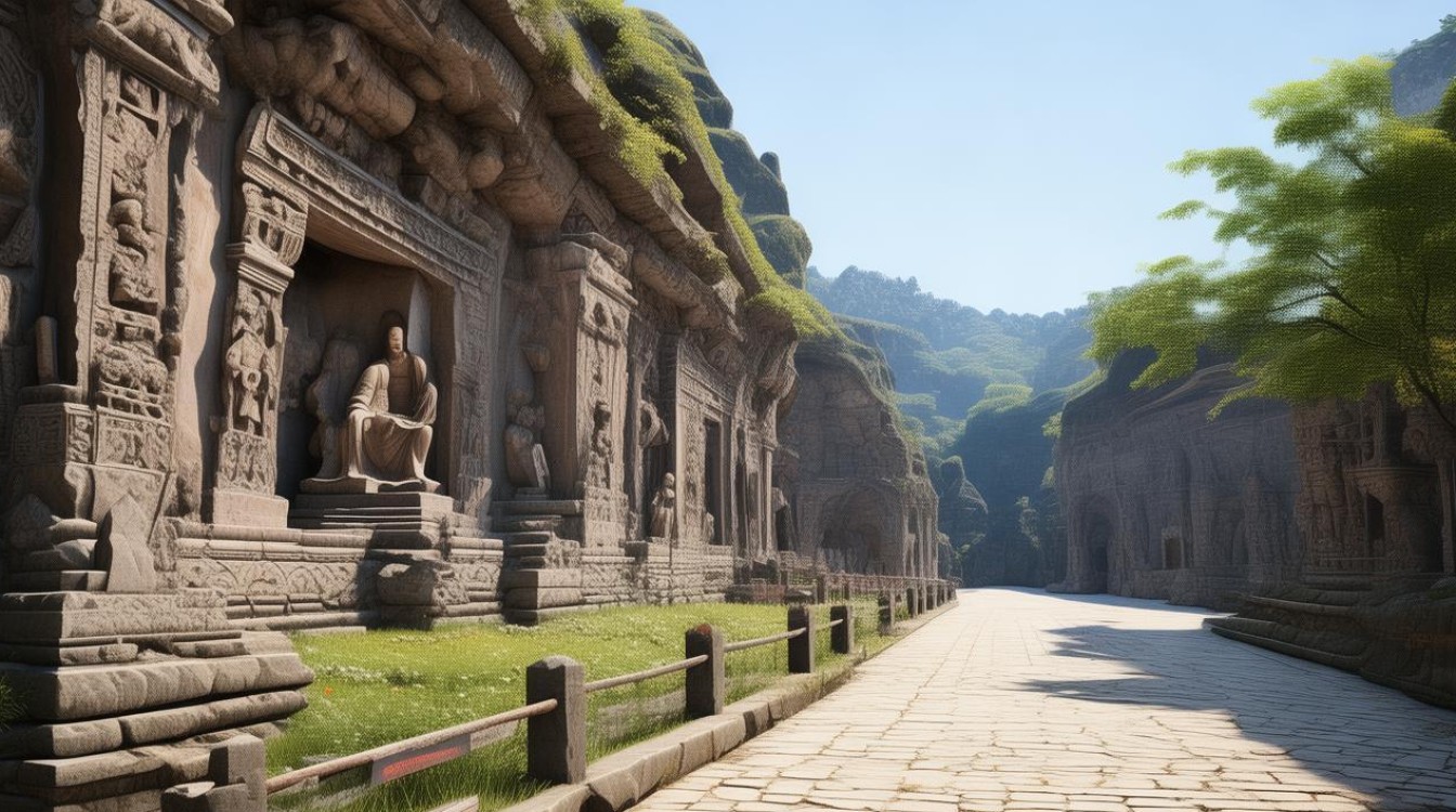 云冈石窟附近景点