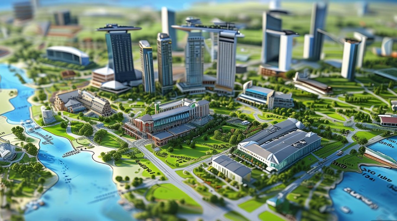 新加坡景点分布地图