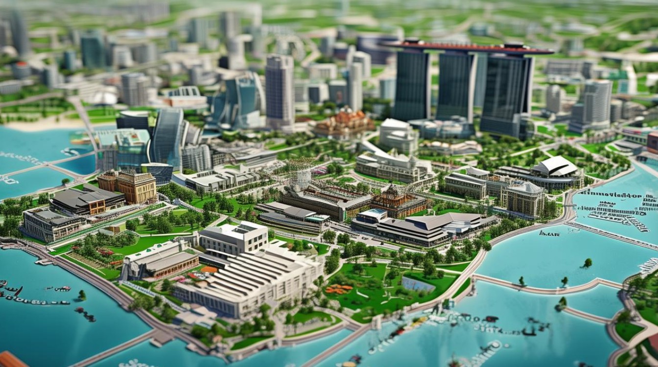 新加坡景点分布地图