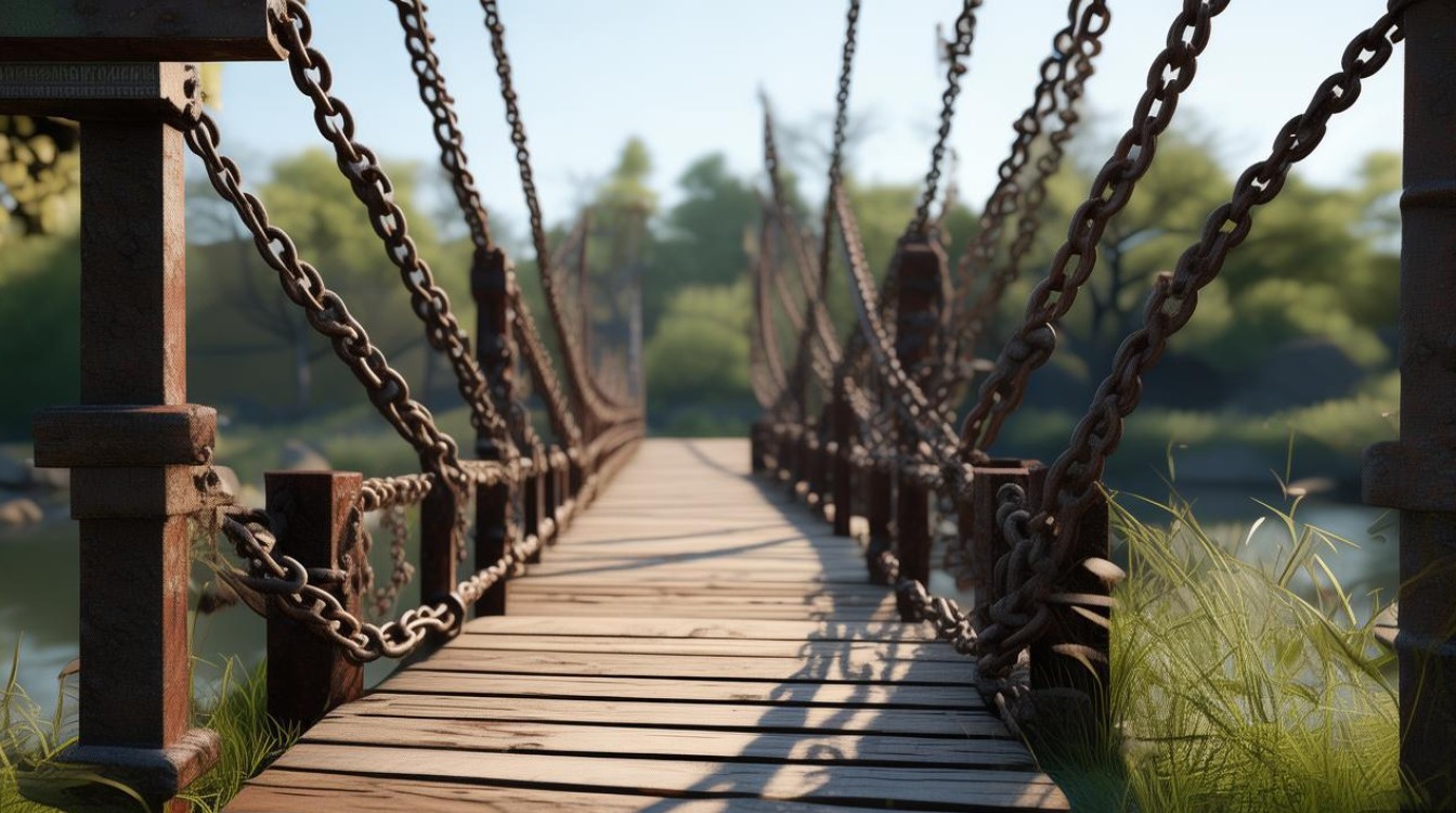 铁索桥景点 铁索桥景点