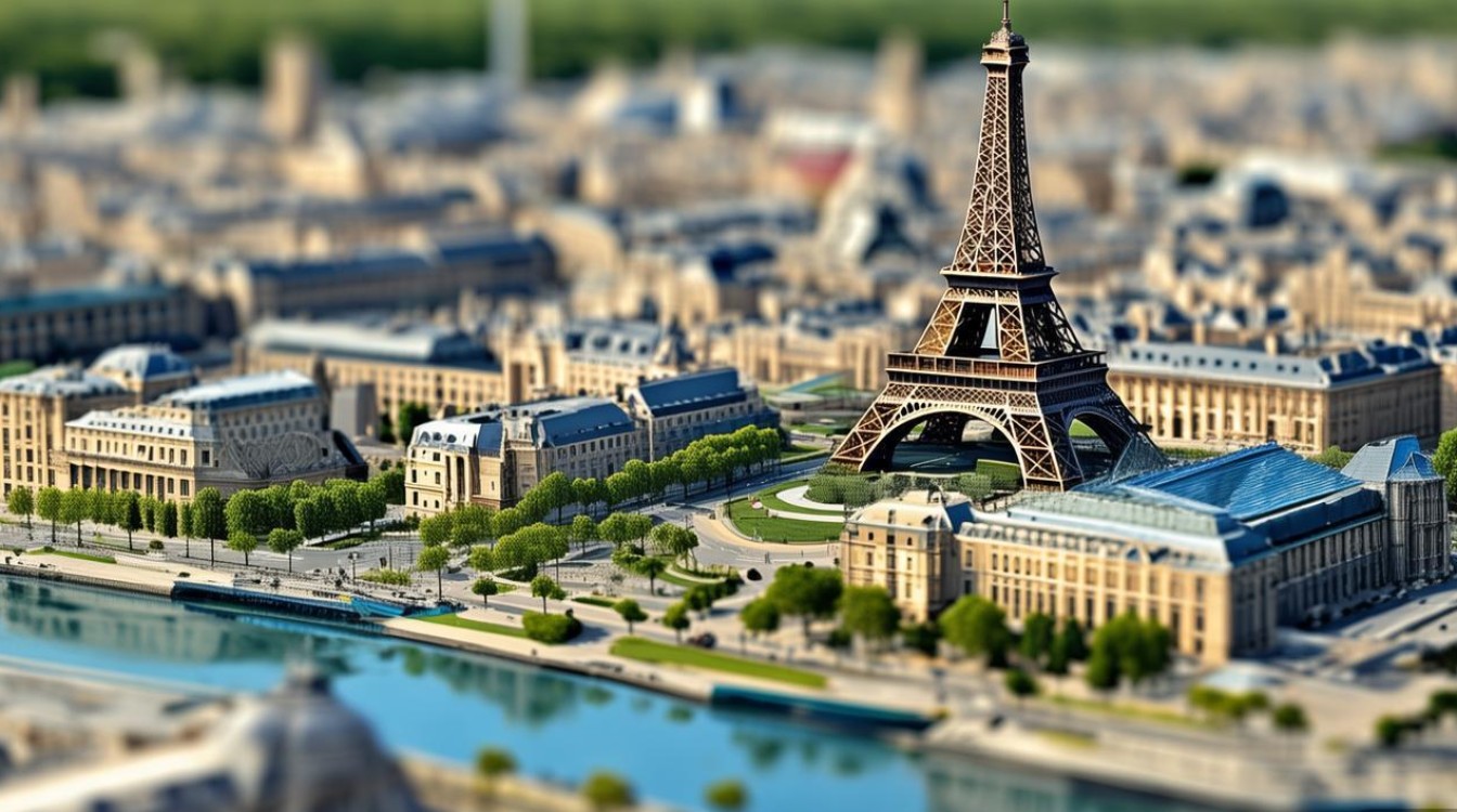 巴黎景点分布图