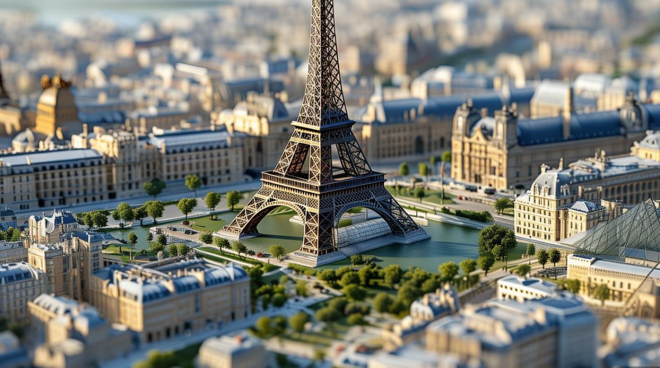 巴黎景点分布图