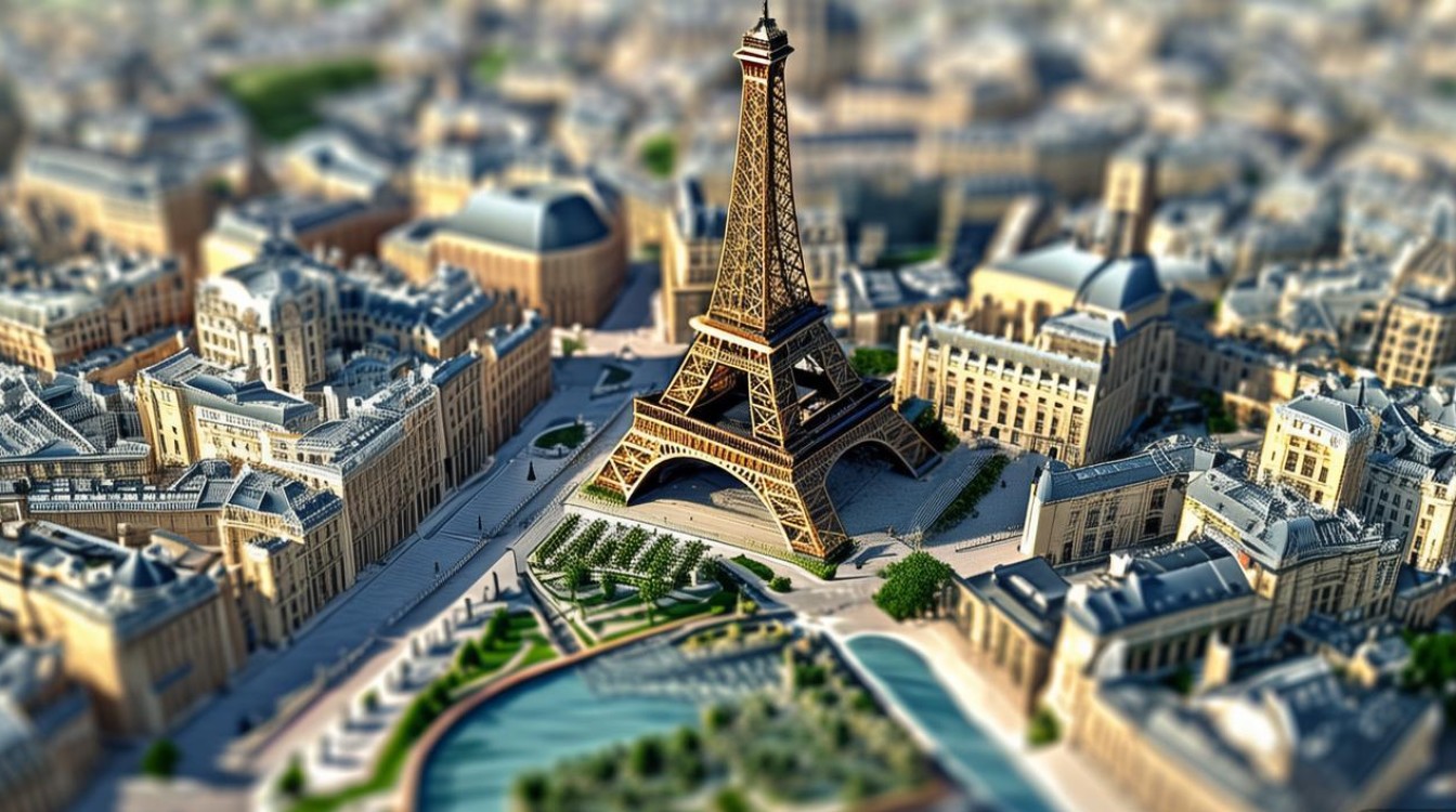 巴黎景点分布图