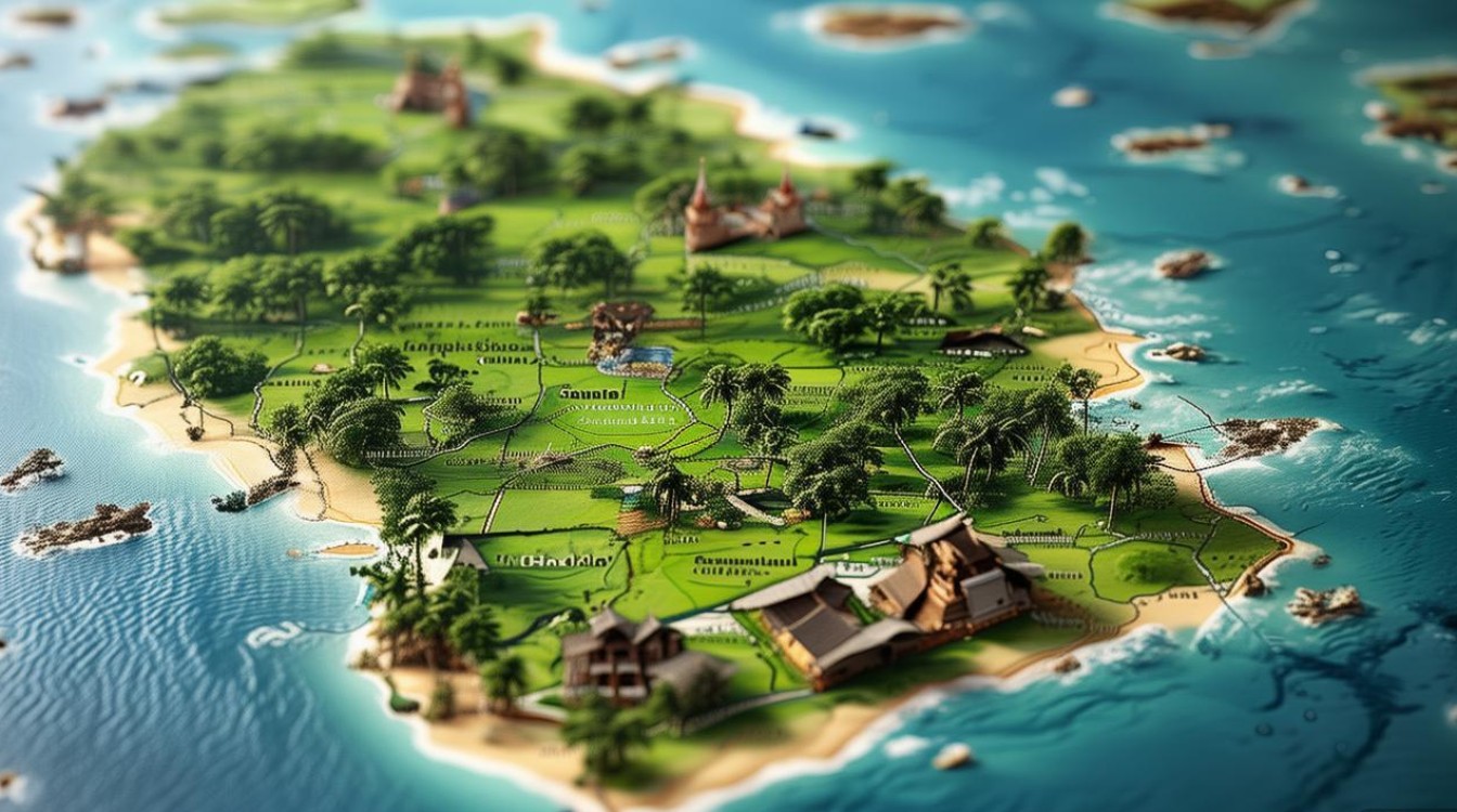 斯里兰卡景点地图