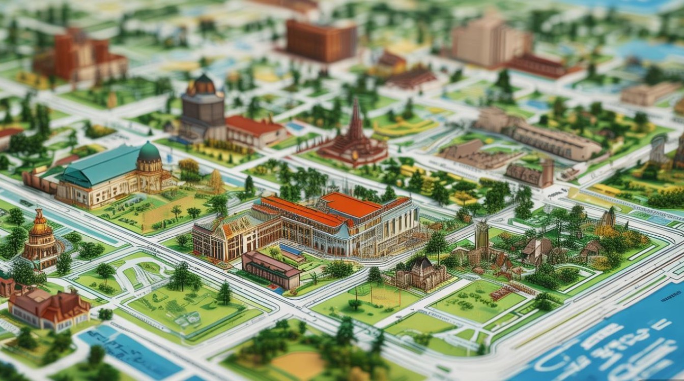 宁波景点地图分布图