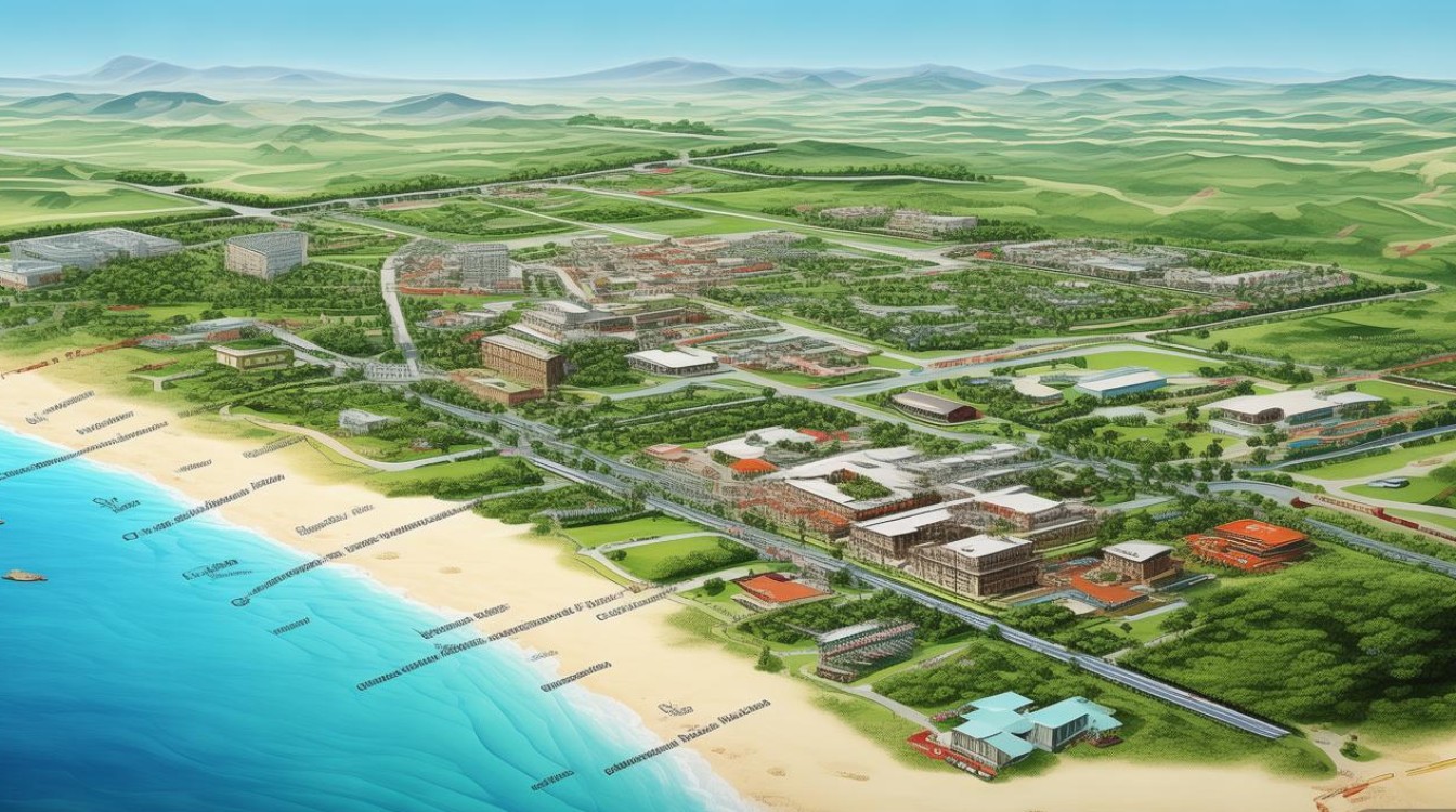 三亚各景点分布图 三亚各景点分布图