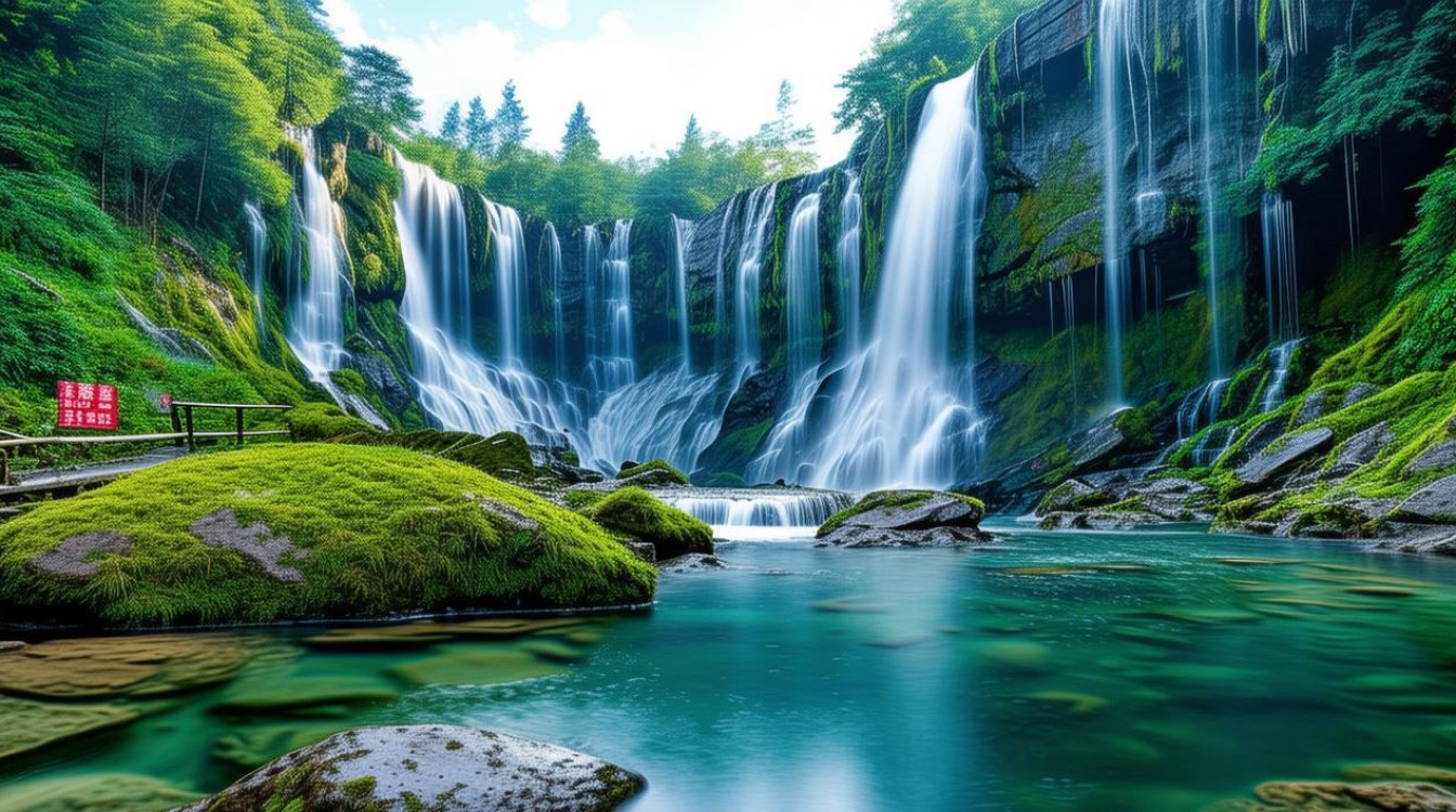 四川瀑布旅游景点