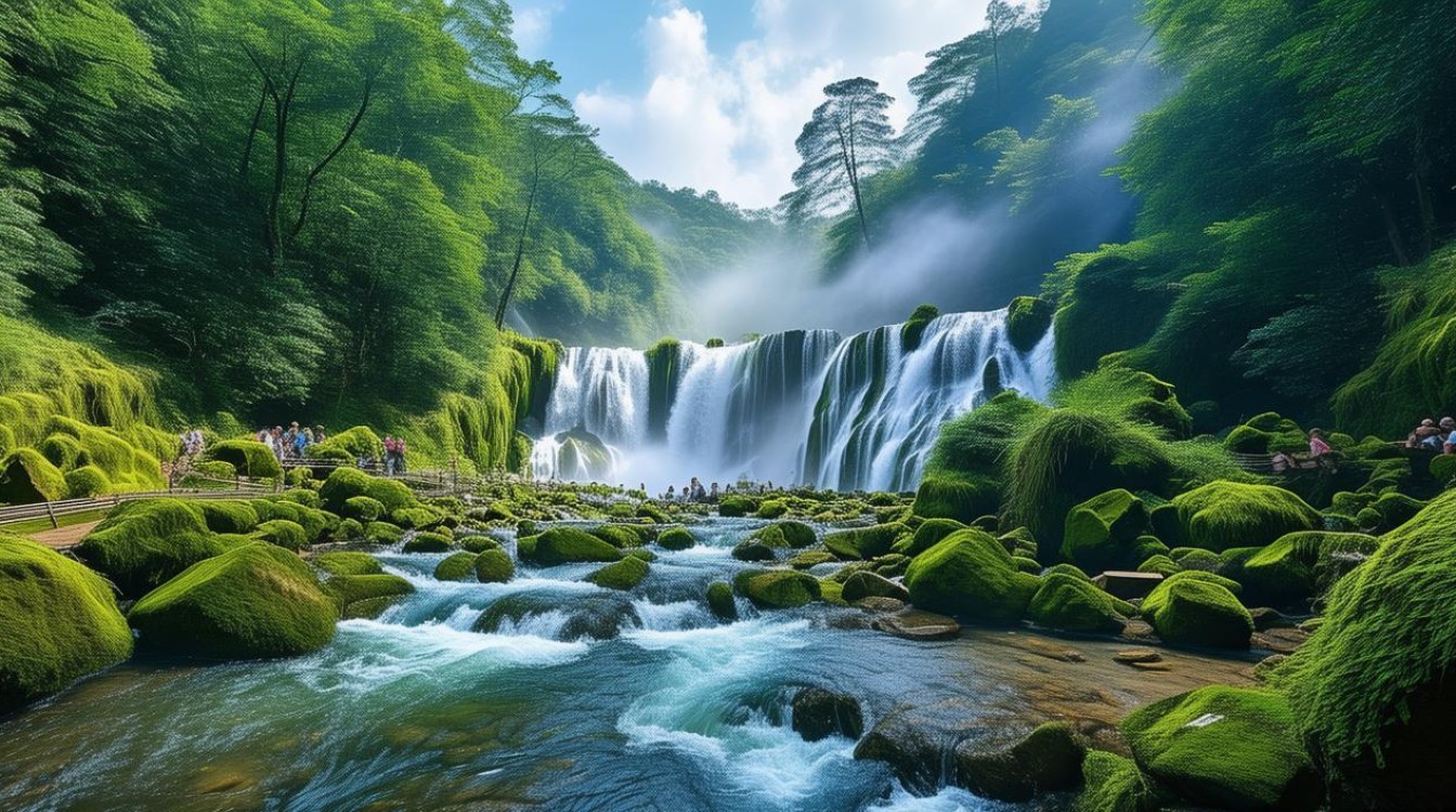 四川瀑布旅游景点