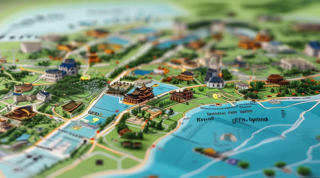 济南旅游景点分布图 济南旅游景点分布图