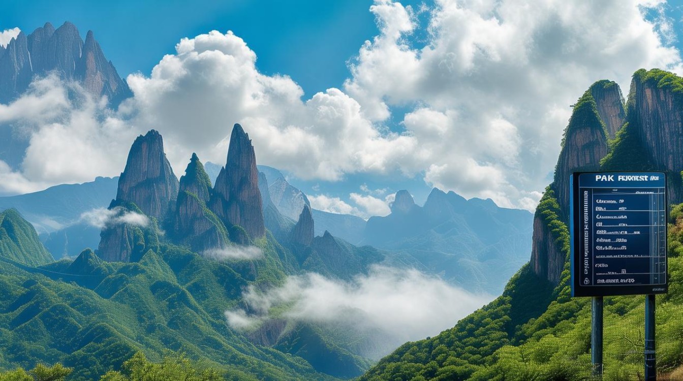 张家界景点天气预报