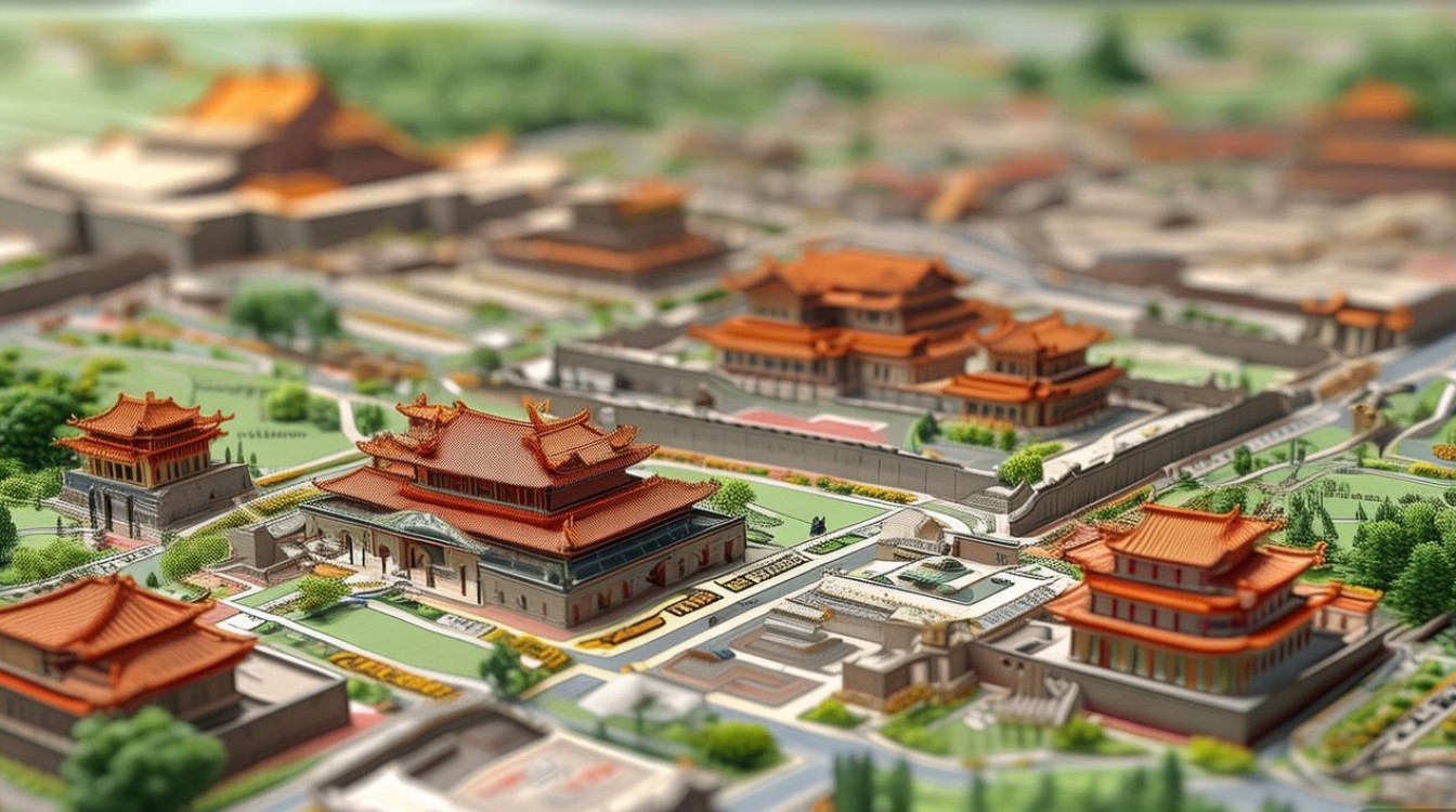 西安旅游景点分布地图 西安旅游景点分布地图