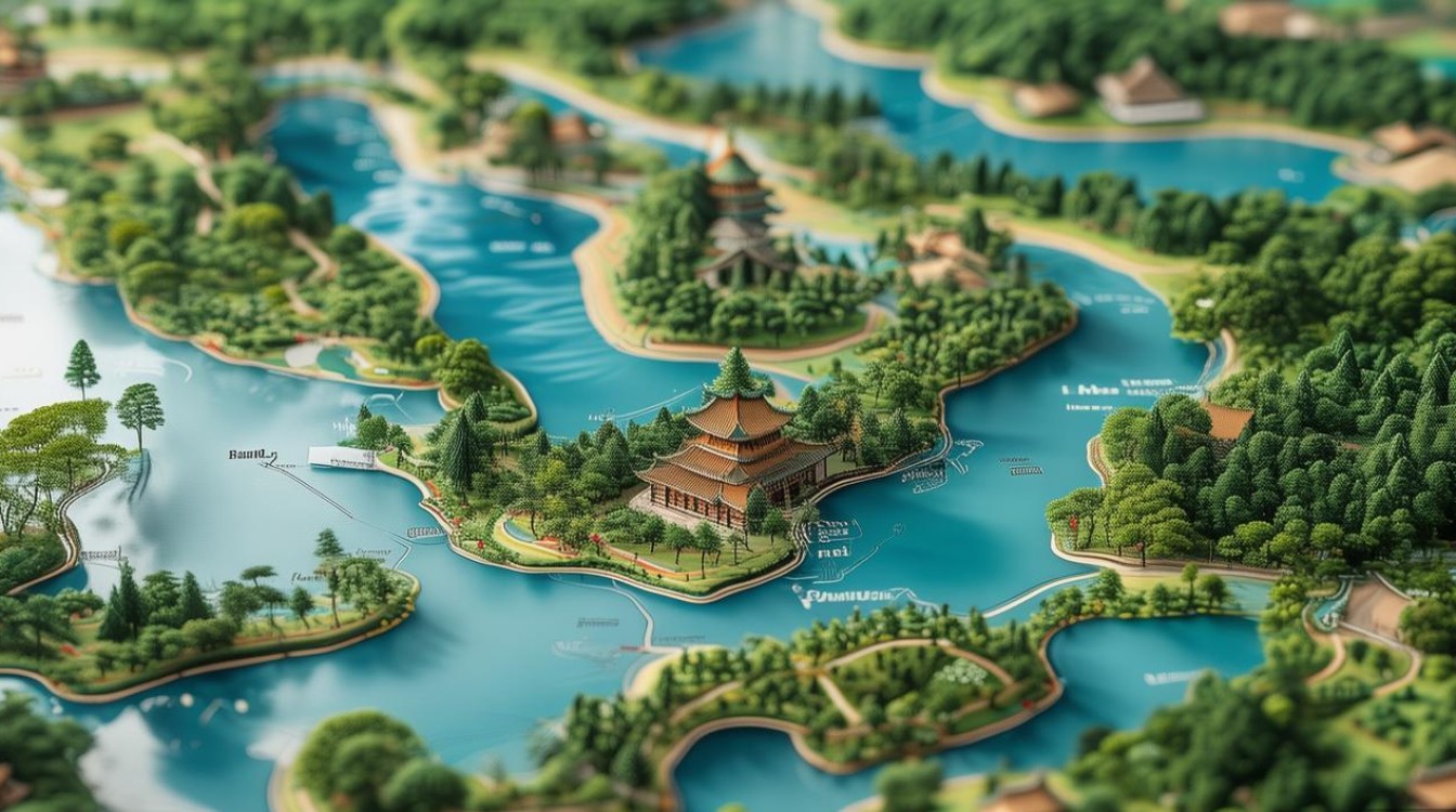 惠州西湖景点地图 惠州西湖景点地图