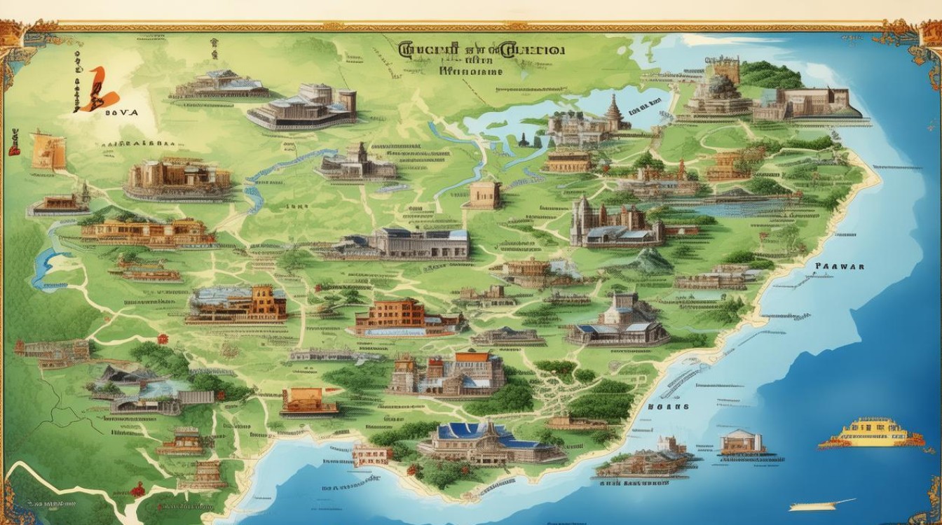 广东旅游地图景点 广东旅游地图景点