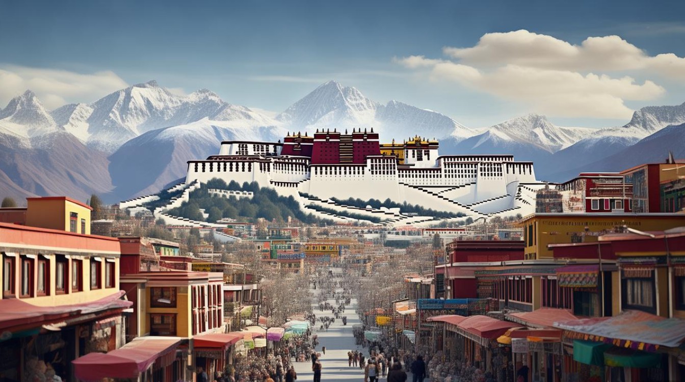 布达拉宫附近的景点 布达拉宫附近的景点